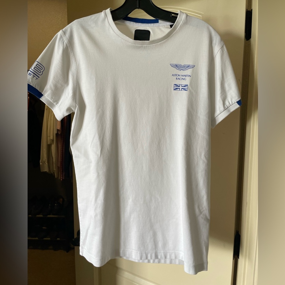 White Hackett Aston Martin T-Shirt